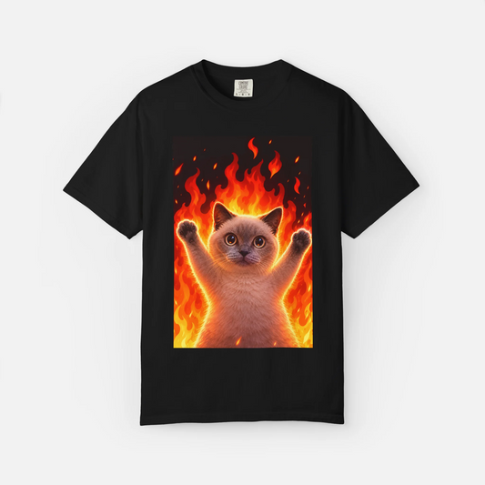 Pet on fire